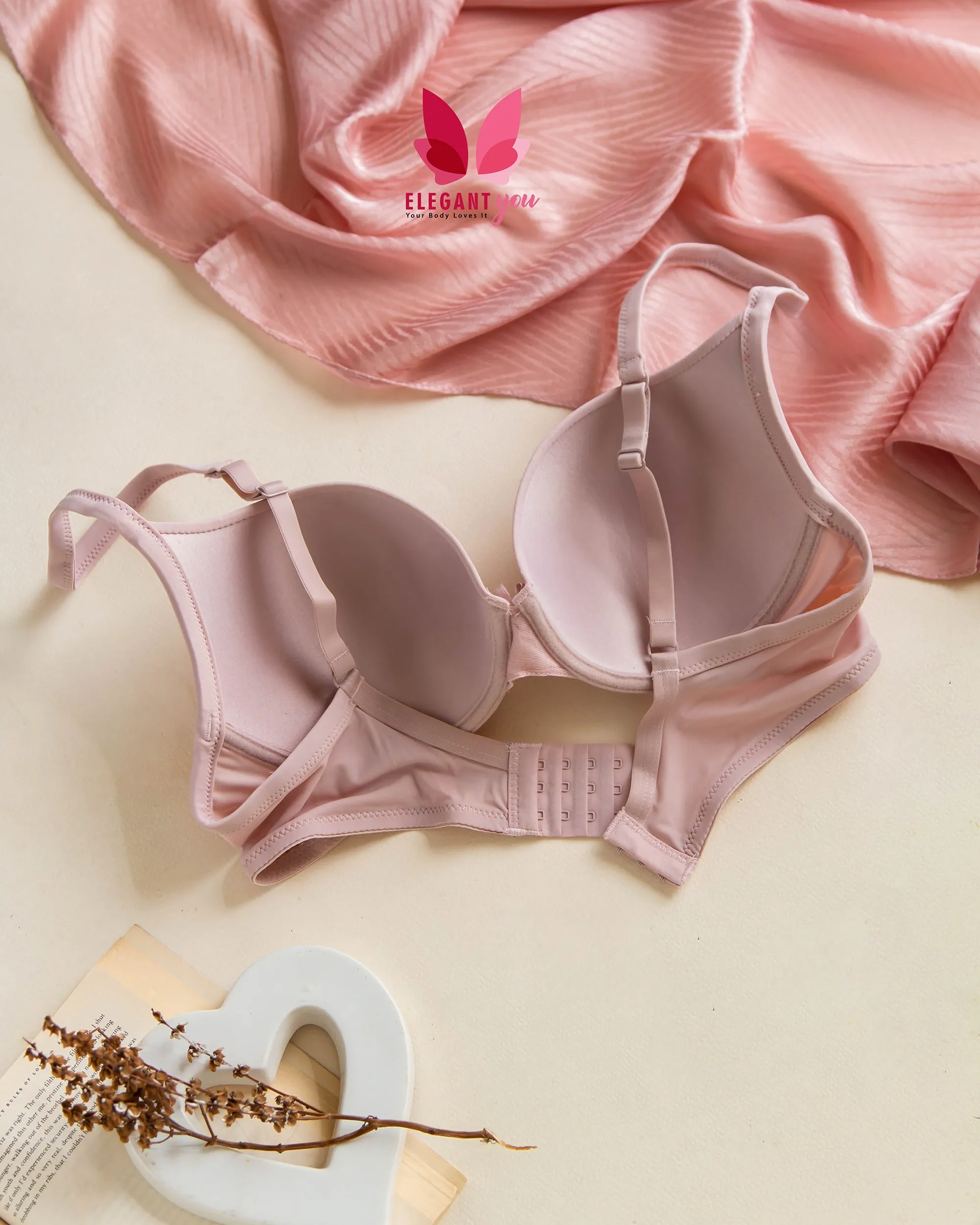 B CUP Daily Wear Thin Pad Push-up Under Wire Bra