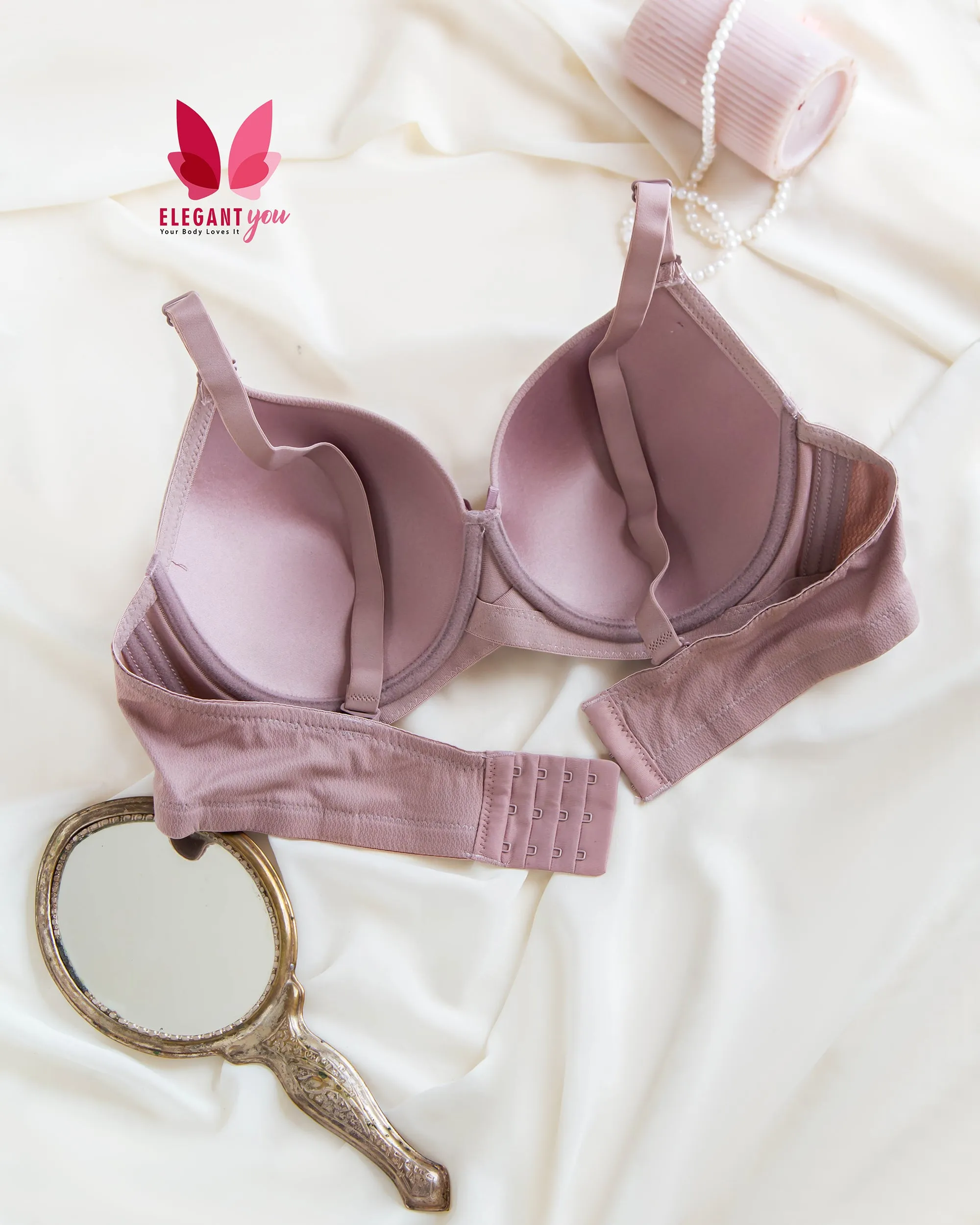 B Cup Size Daily Wear Thin Pad Posture Corrector Under Wire Bra