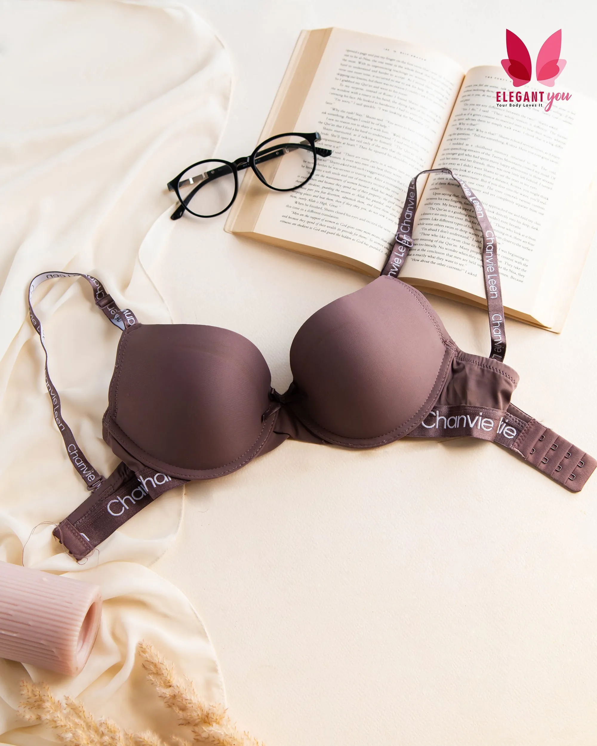 B Cup Size Daily Wear Thin Pad Posture Corrector Under Wire Bra