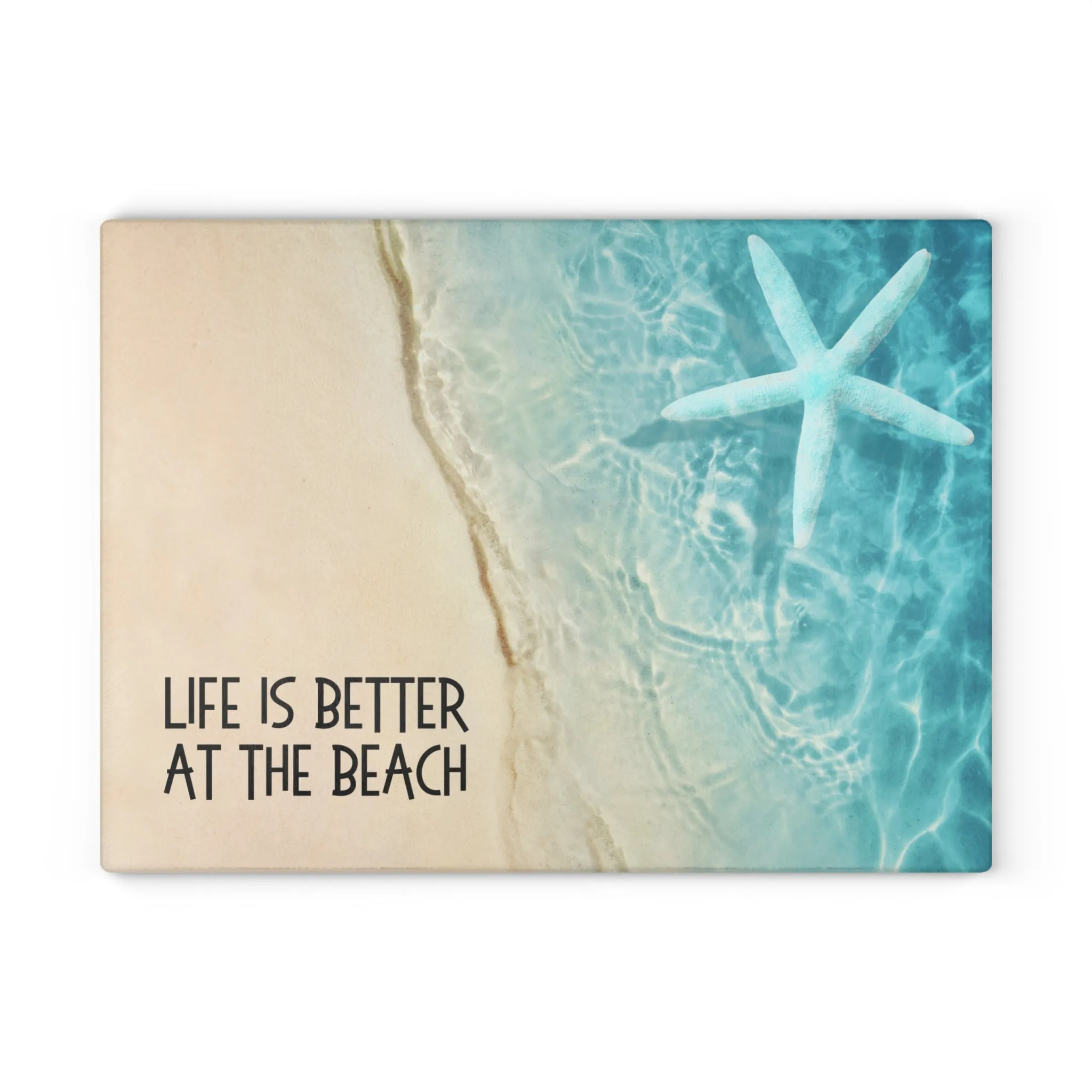 Beach Glass Cutting Board  Life Is Better at the Beach