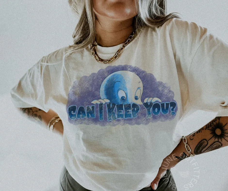 Can I Keep You Ghost | Comfort Colors Halloween Tee