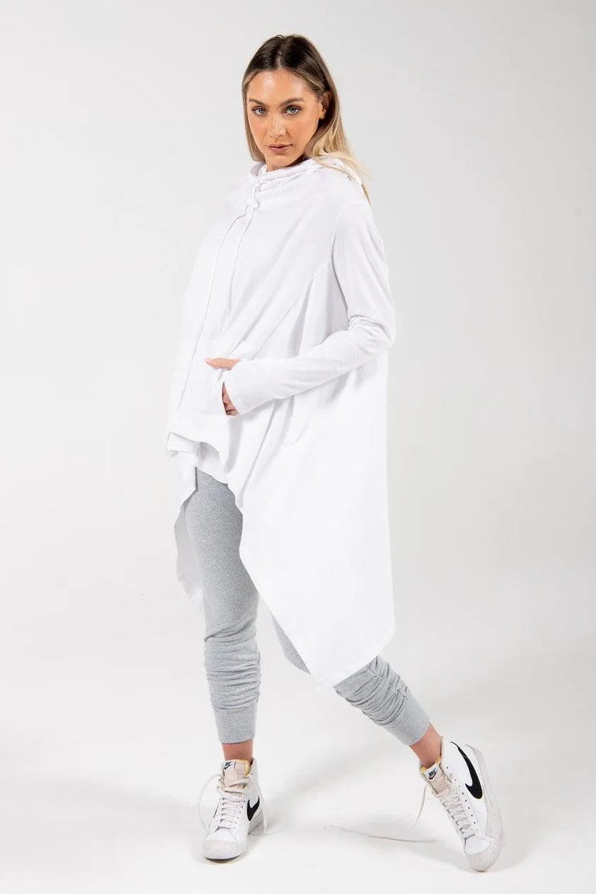 Cotton jersey Hoodie with long sleeves