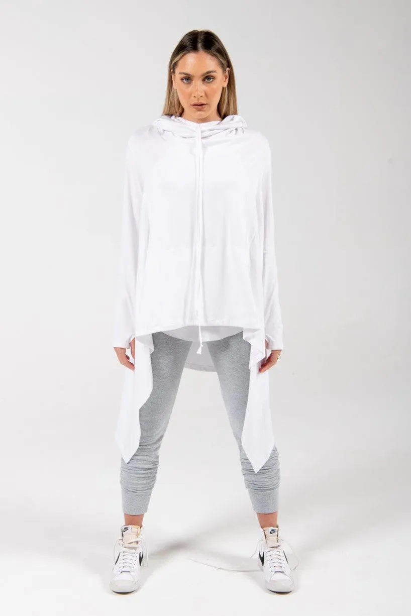 Cotton jersey Hoodie with long sleeves