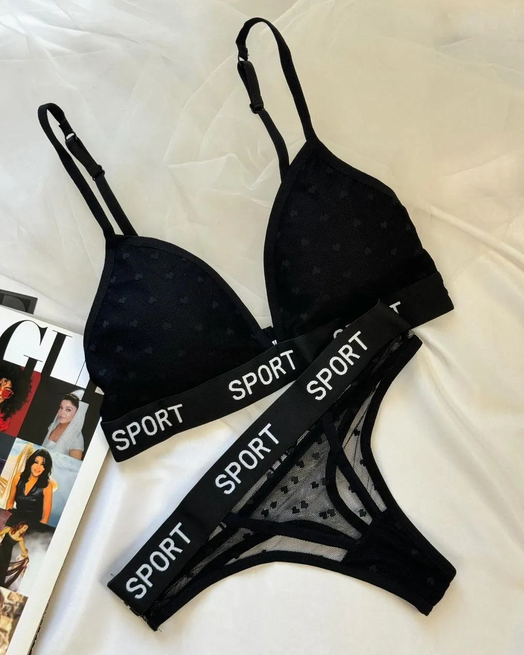 Daily Wear Sport Design Bra and Panty Set