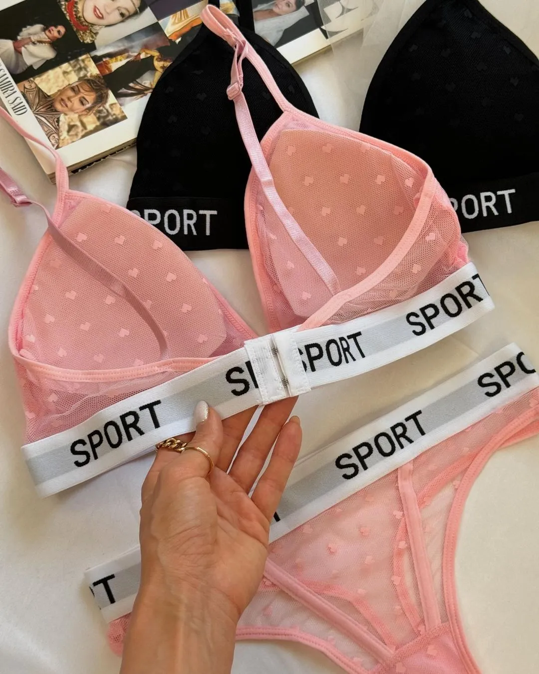 Daily Wear Sport Design Bra and Panty Set