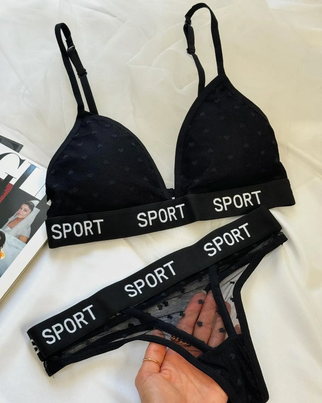 Daily Wear Sport Design Bra and Panty Set