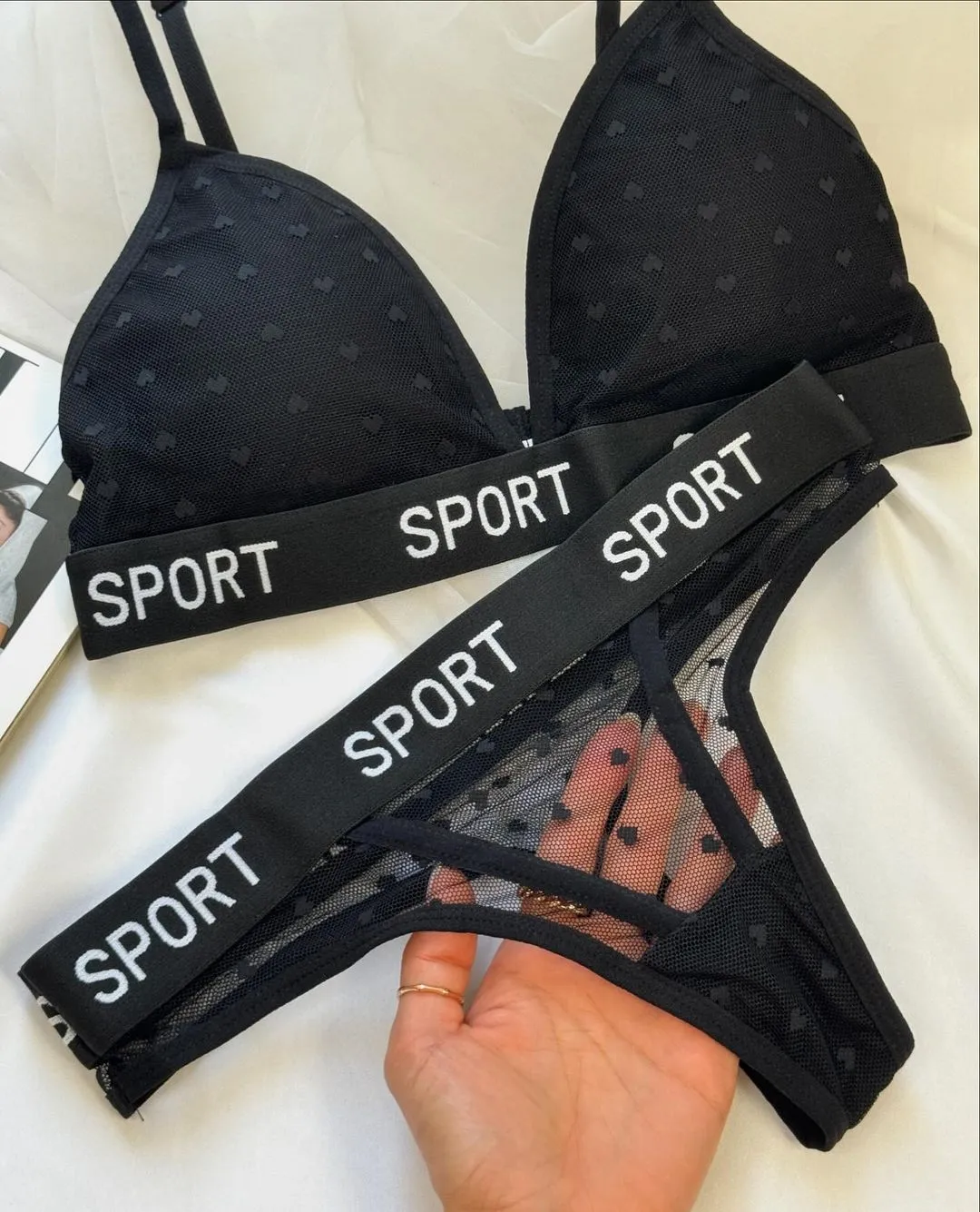 Daily Wear Sport Design Bra and Panty Set