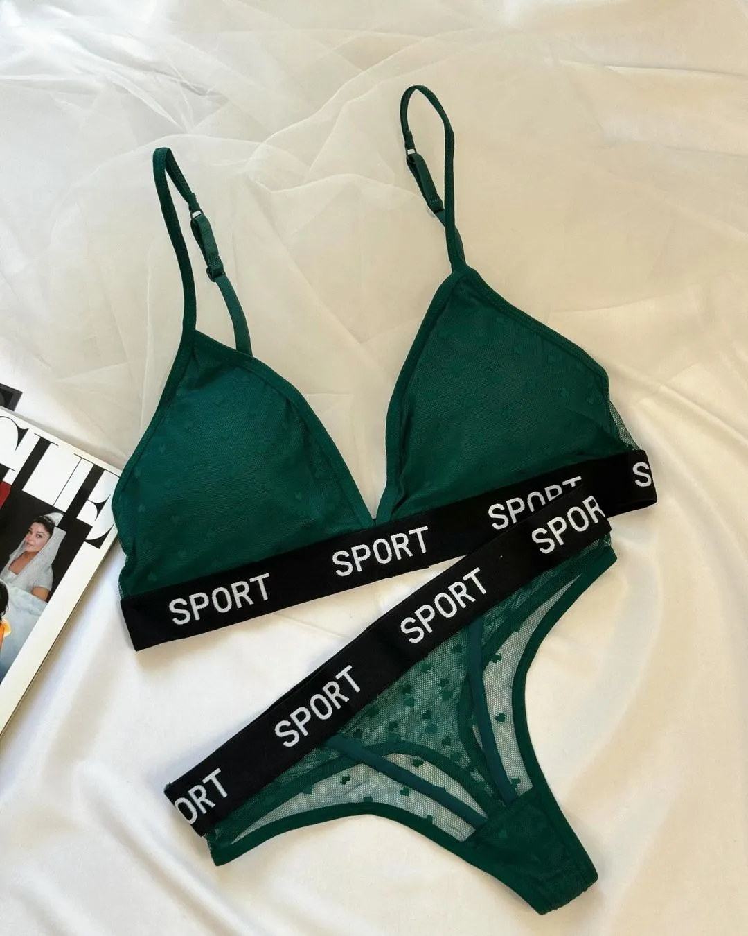 Daily Wear Sport Design Bra and Panty Set
