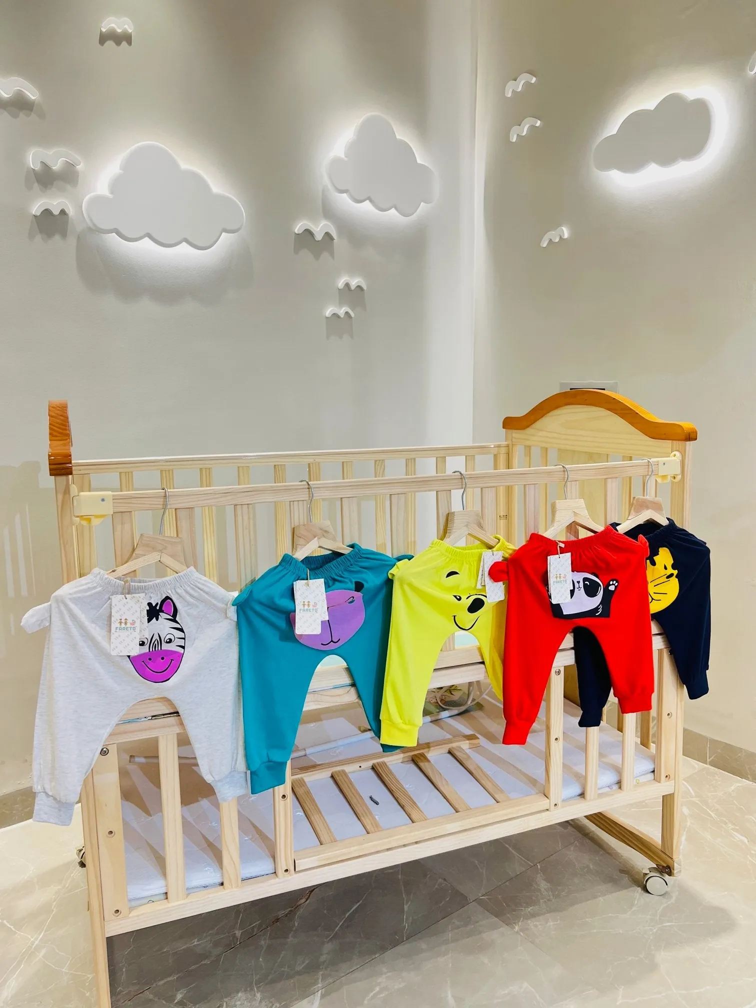 Fareto Baby Daily Wear Track Pants ( Pack of 5 )