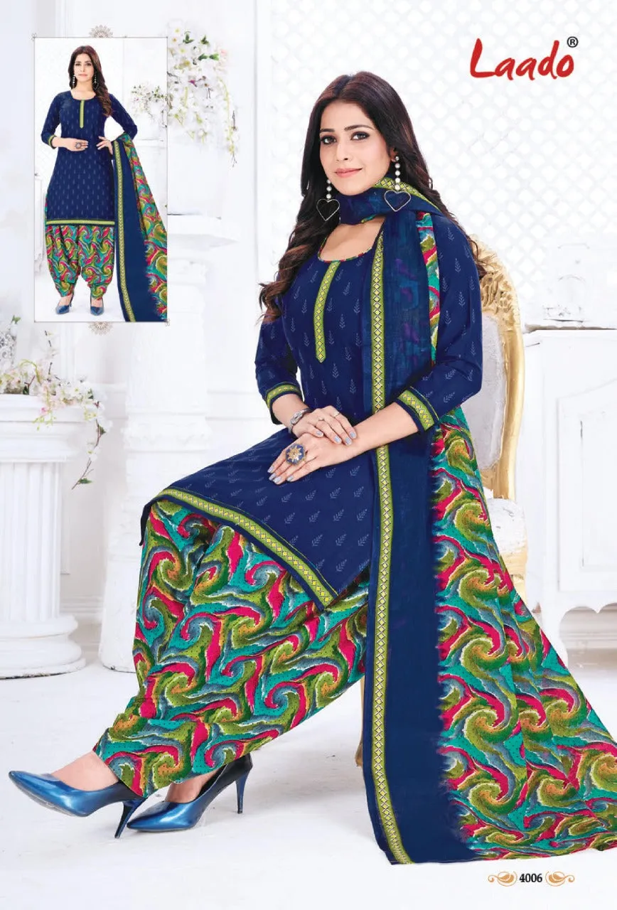 Laado Presents Priti Patiyala Vol 4 Daily Wear Cotton Designer Salwar Kameez