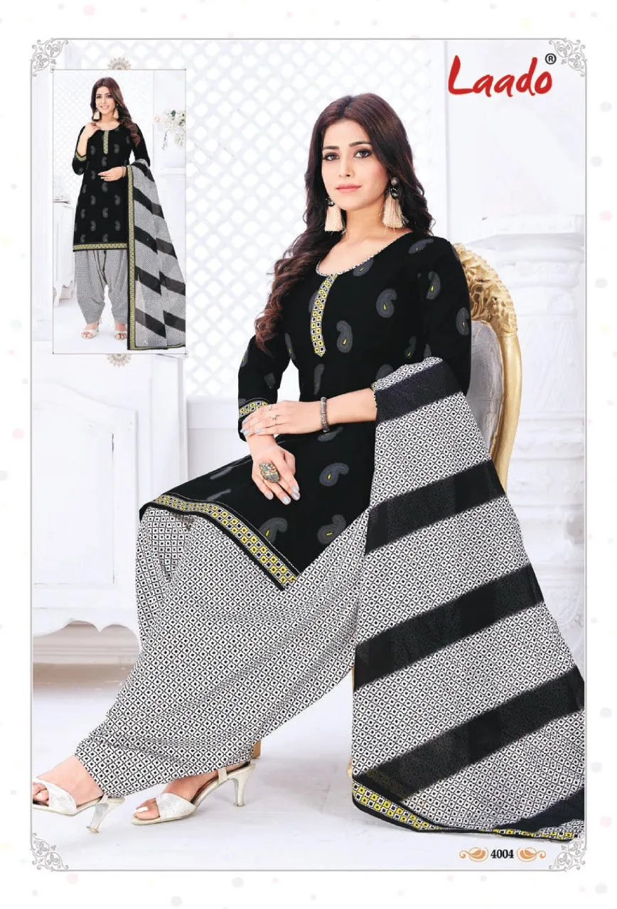 Laado Presents Priti Patiyala Vol 4 Daily Wear Cotton Designer Salwar Kameez