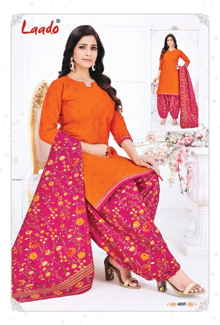 Laado Presents Priti Patiyala Vol 4 Daily Wear Cotton Designer Salwar Kameez