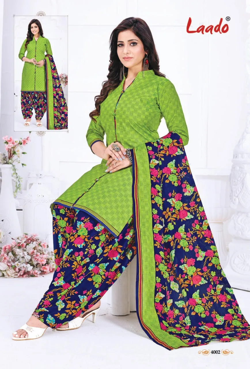 Laado Presents Priti Patiyala Vol 4 Daily Wear Cotton Designer Salwar Kameez