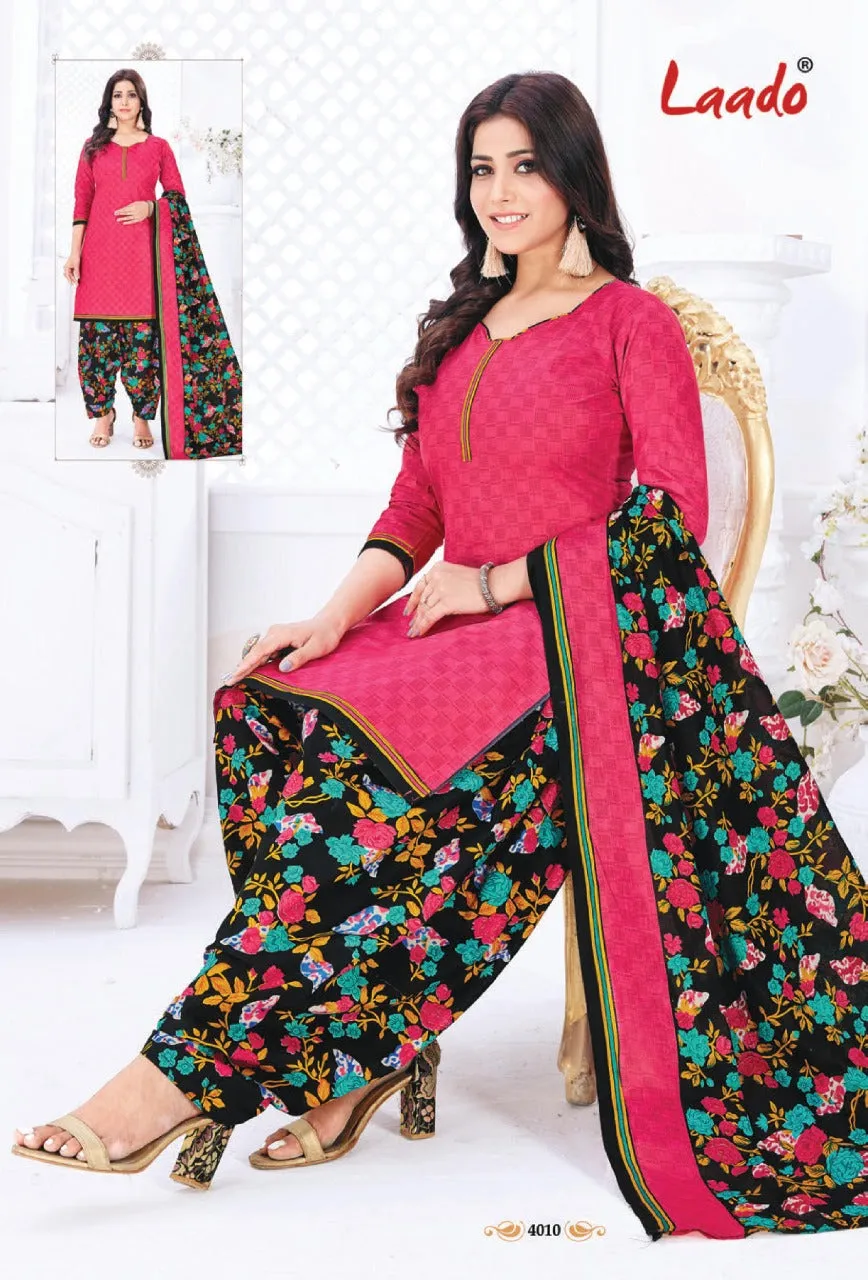 Laado Presents Priti Patiyala Vol 4 Daily Wear Cotton Designer Salwar Kameez