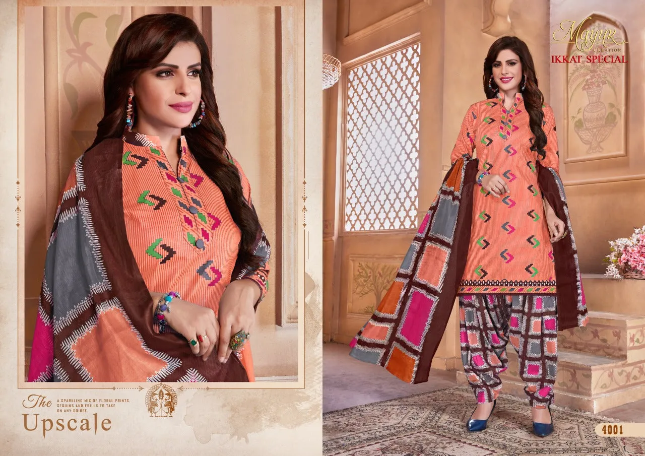 Mayur Creation Ikkat Vol 4 Cotton Daily Wear Salwar Suits