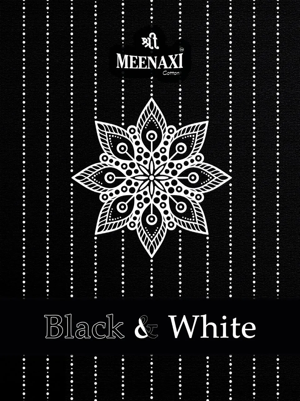 Meenaxi Cotton Black White Casual Cotton Daily Wear Salwar Kameez