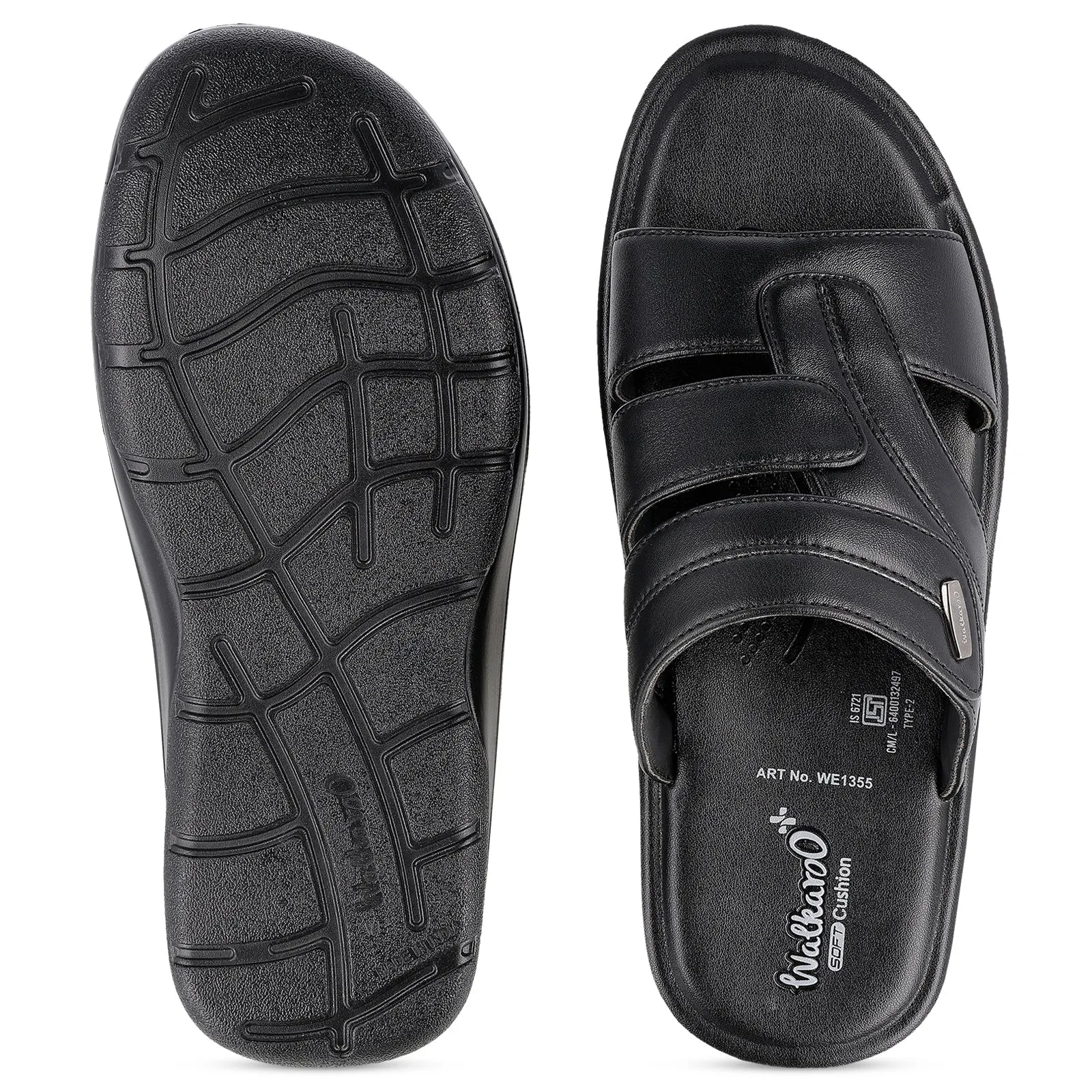 Men's Daily Wear and Office Sandals - WE1355 Black