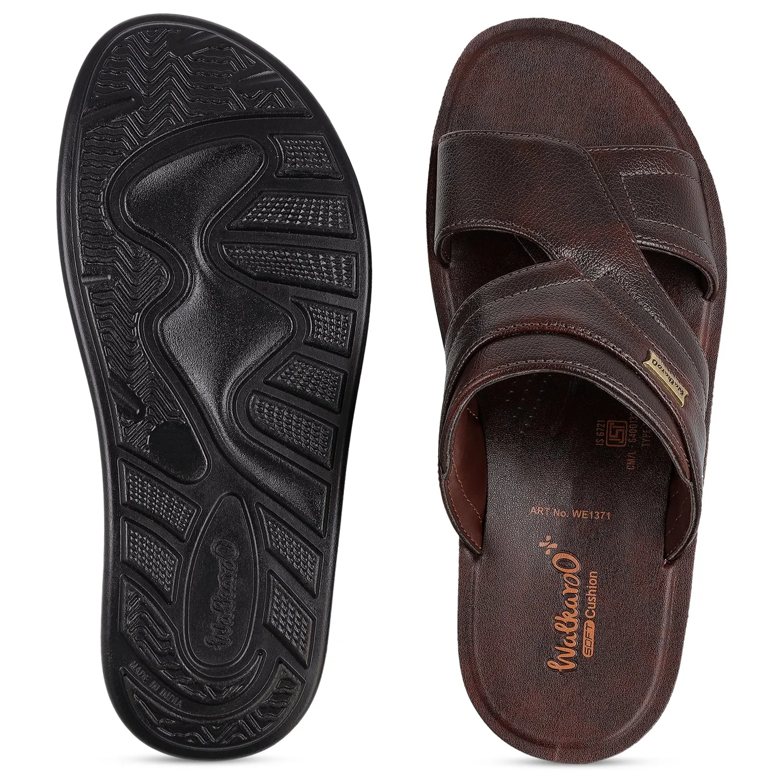 Men's Daily Wear and Office Sandals - WE1371 Brown