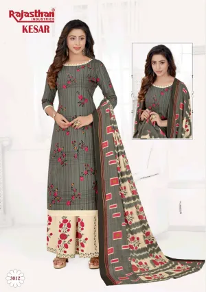Rajasthan Industries Present Kesar Vol 3 Cotton Fabric Casual Daily Wear Salwar Kameez