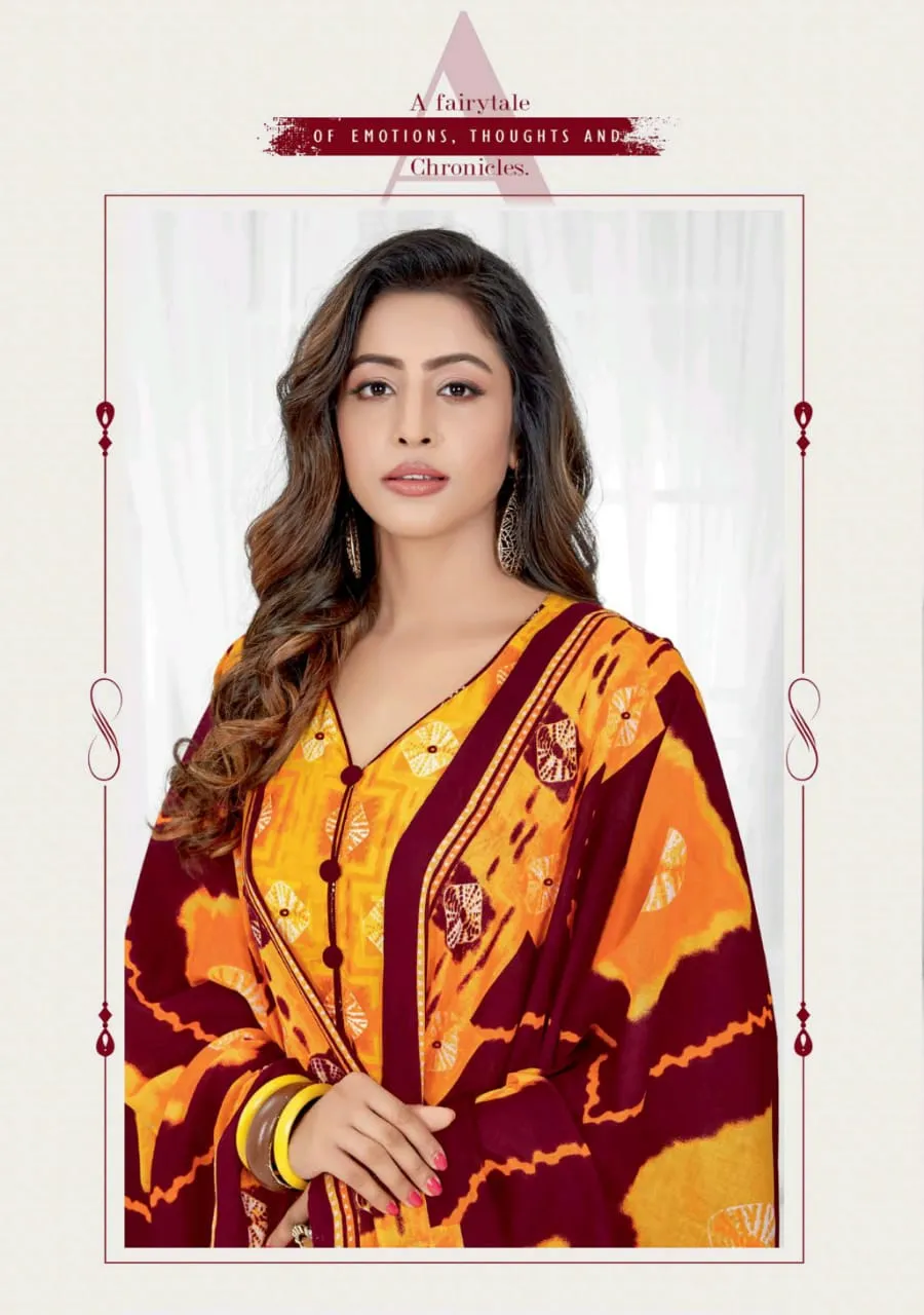 Rajasthan Industries Present Kesar Vol 3 Cotton Fabric Casual Daily Wear Salwar Kameez