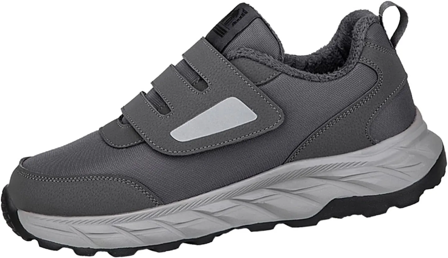 Women Winter Boots Ankle Mens Hiking Sneakers Comfortable Warm Adults Slip On Boots Barefoot Shoes Grounded Footwear Womens Tennis Shoes Men Winter Booties