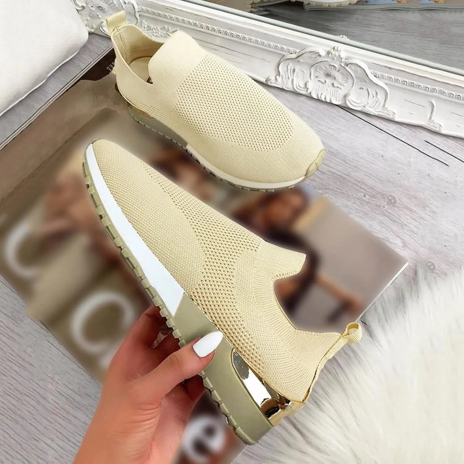 Womens White Tennis Shoes Leather Sneakers Casual Walking Shoes for Women Dressy Tennis Shoes for Women Black Loafers for Women Women's High Top Sneakers